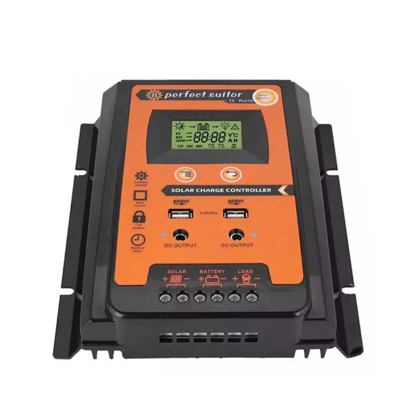 PWM 30A 12V 24VDC Solar Charge Battery Regulator Controller Solar Panel met Dual USB-uitvoer LCD-scherm