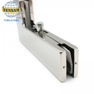 Hardware-accessoires roestvrijstalen frameloze glazen deur klem patch fitting