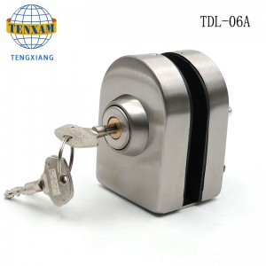 Ovale vorm roestvrij staal voor 12 mm deurdikte CE/EN 300.000 times 8mm-12mm glazen deurslot