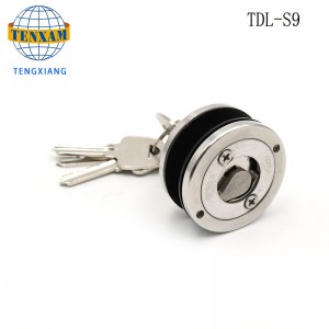 Hoge kwaliteit schuifglazen deursloten met slotcilinder