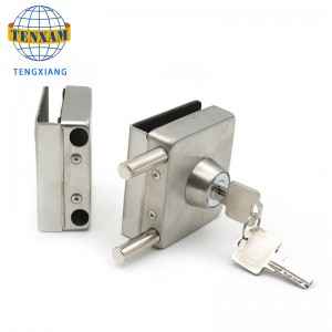 Gehard glas zink anti-roestig dubbelzijdig slot in sloten