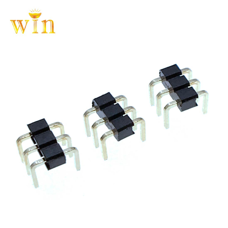 2.54 mm u vorm 3P Single Row PIN-header connector