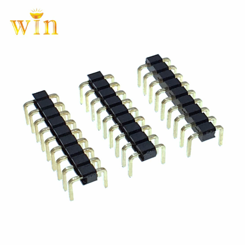 2.54 mm u vorm 3P Single Row PIN-header connector