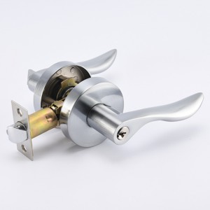 R7835 Entry Satin Chrome deurgreep sloten met sleutels, toegangsgolfvorm Deurhendel