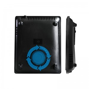 A13 Single Burner Induction Cook ultradunne inductiekookplaten, 8-level vermogen en temperatuurregeling met zwart gepolijst glaspaneel