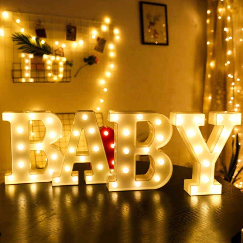 LED Marquee Letter Table Light Signs