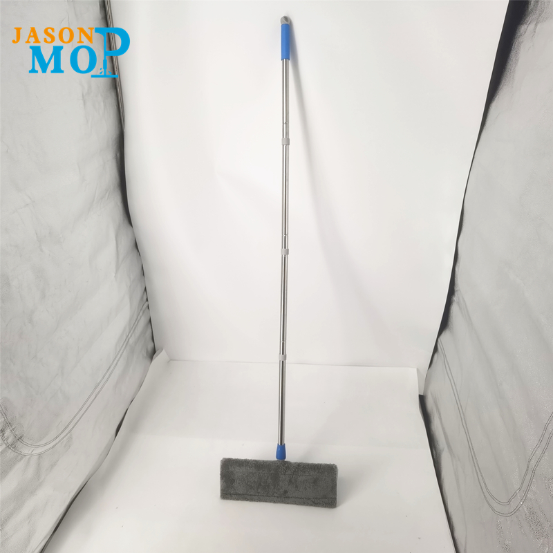 Jason Hoge kwaliteit Aluminium MOP Microfiber Roestvrijstalen staaf verlengde platte mop vloerreiniging