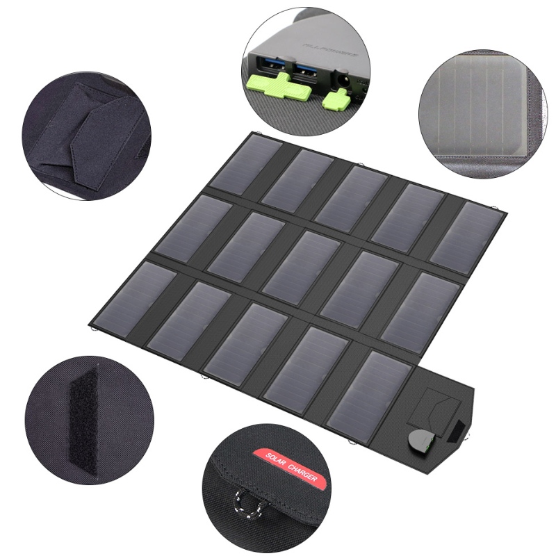 Opvouwbaar zonnepaneel 18V 100W Draagbare Outdoors Solar Charger voor Camping