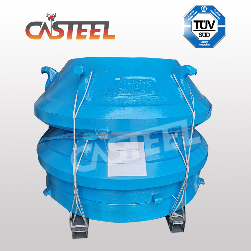 Bergeaud Symons 4-1/4 Crusher Onderdelen, Bowl Liner Mantle
