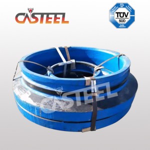 Bergeaud Symons 4-1/4 Crusher Onderdelen, Bowl Liner Mantle