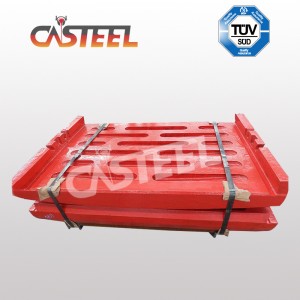 TEREX FINLAY J-1160 MOBILE CRUSHER ONDERDELEN, JAWFACE VAST EN SCHADE