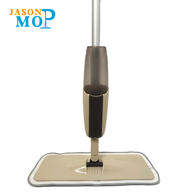 Huishoudelijke twee delen pole slimme vloer schoonmaak mop microfiber luie platte magische spray mop