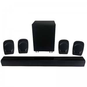 FB-SB55 5.1CH Bluetooth Soundbar Speaker met externe Wired Subwoofer
