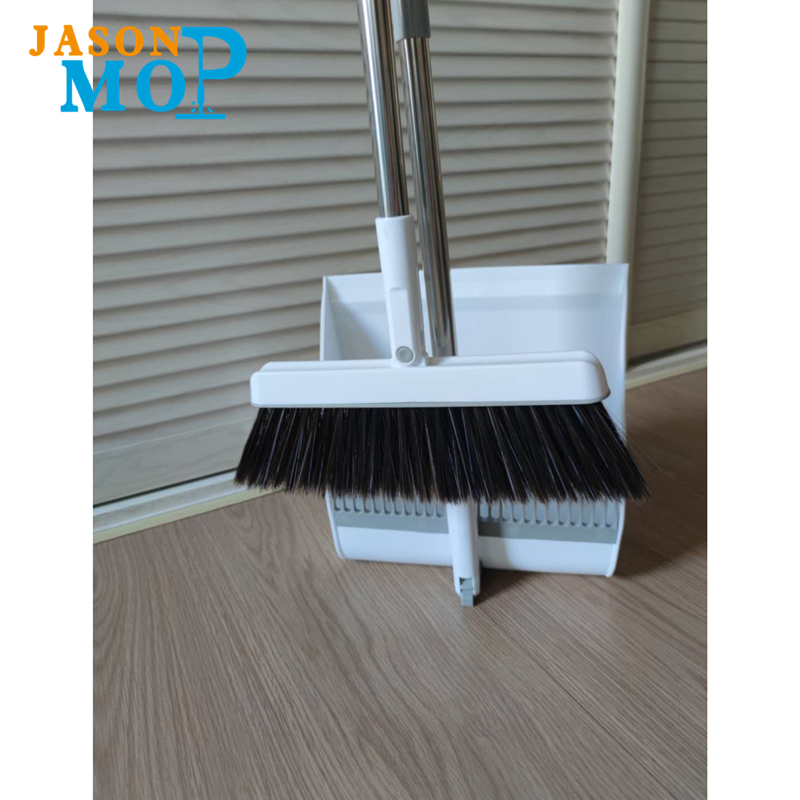 Life Magic Set en Broom Duckpan Steel Head House Plastic Cleaning Dustpan Handle Broom Set Head Style Modern