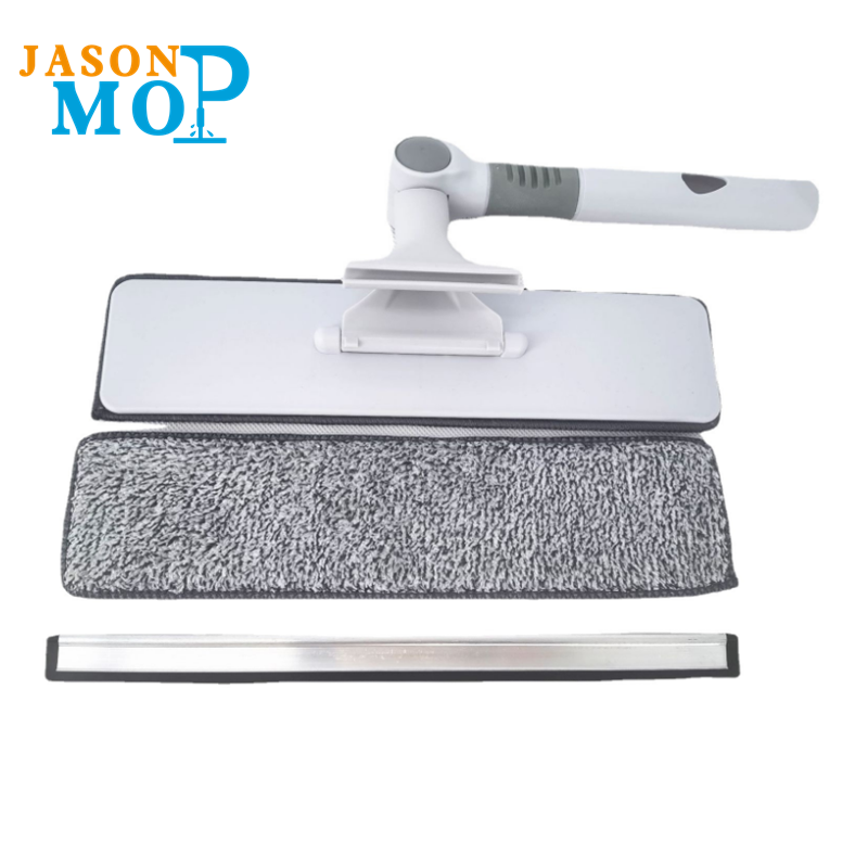 2021NEW Design Dubbelzijdig SquEegee Window Cleaner Scrubber Kit voor thuisreinigingsvenster Wisser