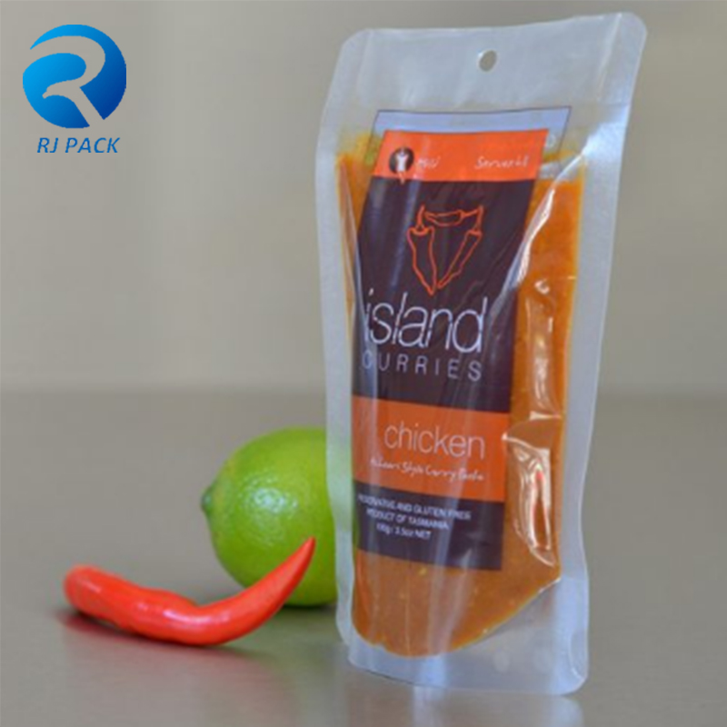 Food Grade Stand Up Tuit Pouch Tomatensaus Juice Drink Verpakking Tassen