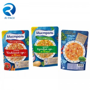 Food Grade Stand Up Tuit Pouch Tomatensaus Juice Drink Verpakking Tassen