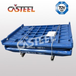 MC110 kaakplaat vast en swing voor Kleemann mobiele crusher