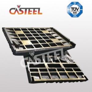 MC110 kaakplaat vast en swing voor Kleemann mobiele crusher