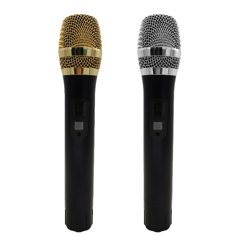 FB-WM001C-A Dual Metal/alloy Body Draadloze Microfoon met ontvanger