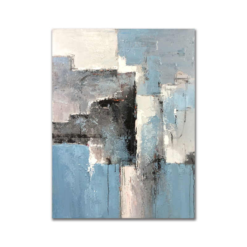 Woondecoratie Moderne Nodic Abstract Hand Schilderen Canvas Wall Art
