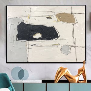 Woonkamer muurschildering hoge kwaliteit handgemaakte wanddecoratie abstract olieverfschilderij