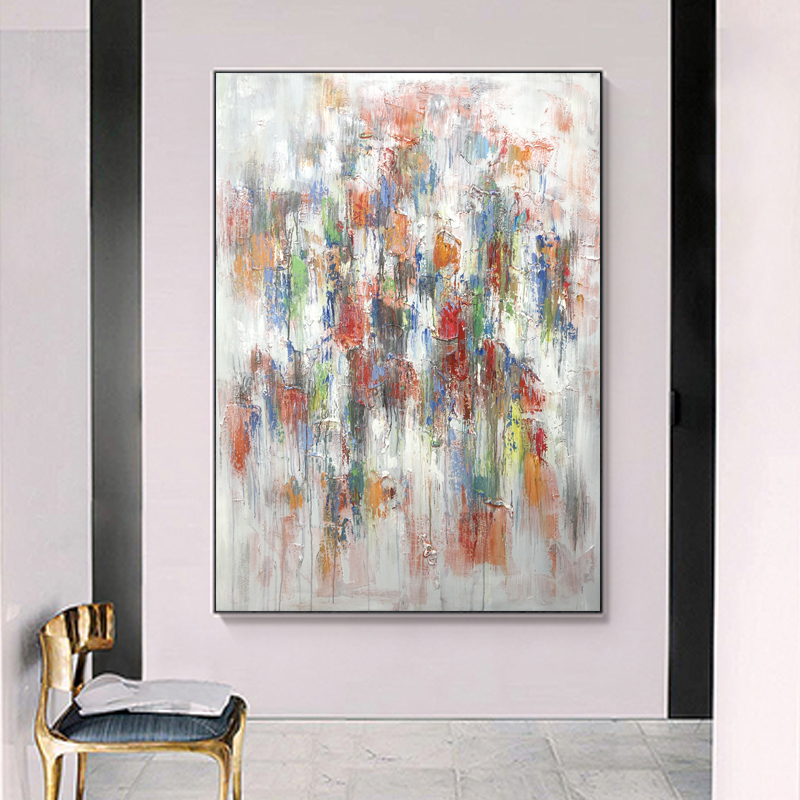 100% handgemaakte abstracte olieverfschilderij aangepaste canvas schilderij slaapkamer decoratie canvas schilderij