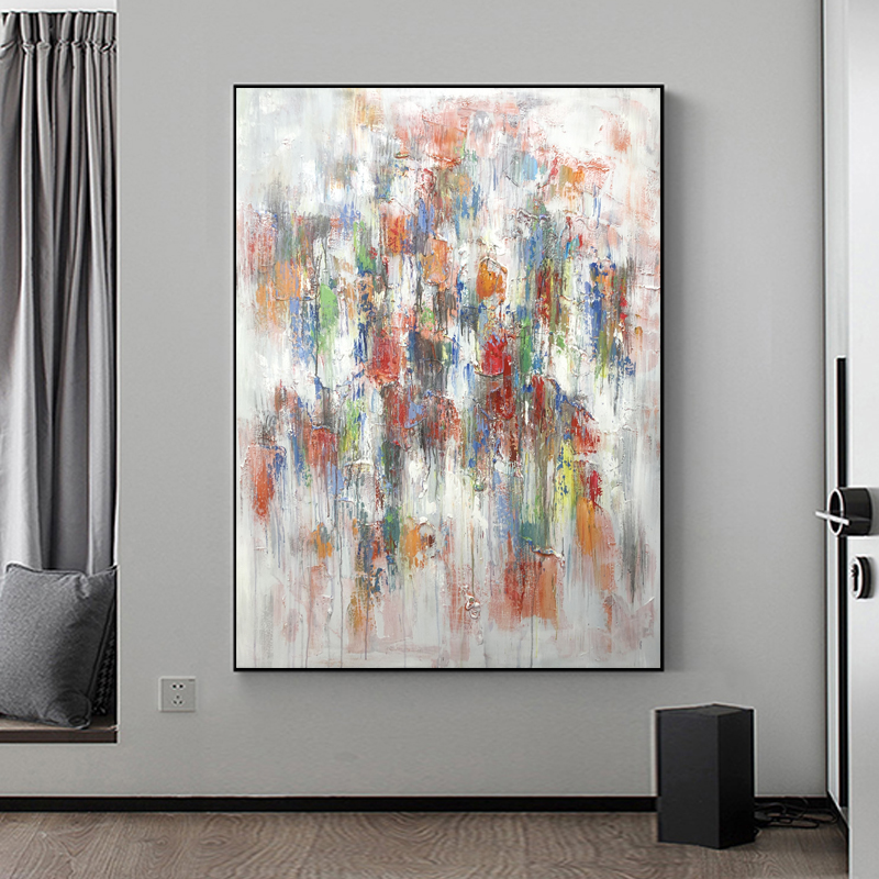 100% handgemaakte abstracte olieverfschilderij aangepaste canvas schilderij slaapkamer decoratie canvas schilderij