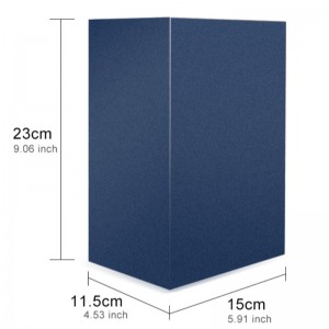 Blauwe metalen crematie-urnen