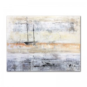 Aangepaste handgeschilderde acryl canvas landschap schilderij muur decor abstracte kunstwerk canvas olie voor woonkamer