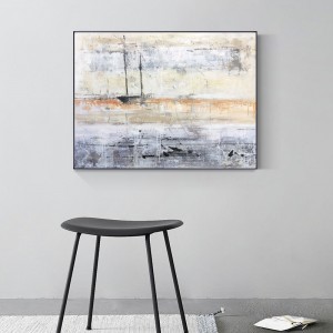 Aangepaste handgeschilderde acryl canvas landschap schilderij muur decor abstracte kunstwerk canvas olie voor woonkamer