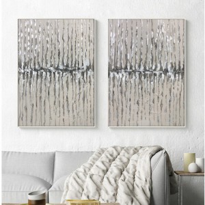 Handgemaakte moderne abstracte muurschildering woonkamer kunst olieverfschilderij op canvas Nederlands schilderen