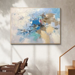 Groothandel abstracte hoteldecoratie woondecoratie muur moderne muur kunst canvas olieverfschilderij