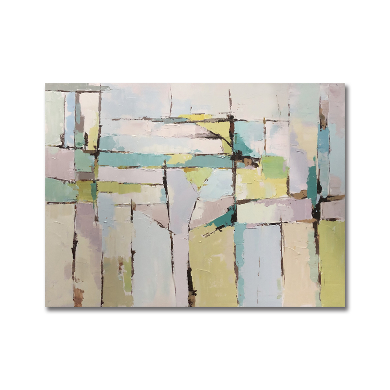 Groothandel handgemaakte moderne abstracte canvas kunst werk olieverfschilderij woondecoratie