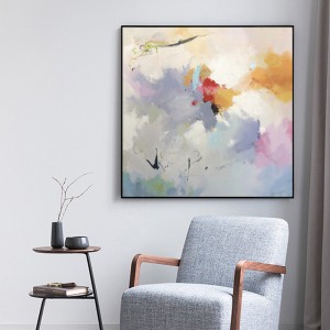 Groothandel hoge kwaliteit handgeschilderde olieverf kunstwerk abstracte olieverfschilderij op canvas