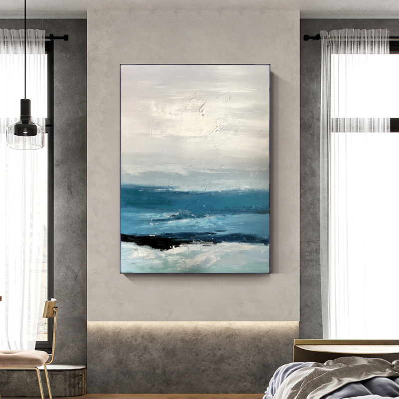 Nieuwe aankomst pure handgemaakte originele olieverf eigentijdse canvas abstracte kunstwerk woondecoratie