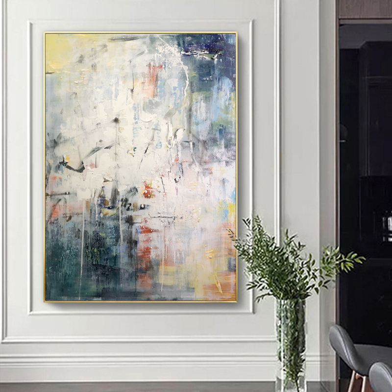 100% hand getrokken kunst olieverf abstracte schilderij canvas eigentijdse stijl woondecoratie schilderij