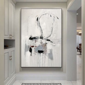 100% handgemaakte olieverfschilderij eenvoudig abstracte hedendaagse handgeschilderde woonkamer decoratieve kunst werk