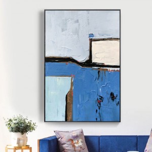 100% handgeschilderde grote hedendaagse kunst canvas hotel restaurant decoratieve kunst aan de muur abstracte canvas schilderijen