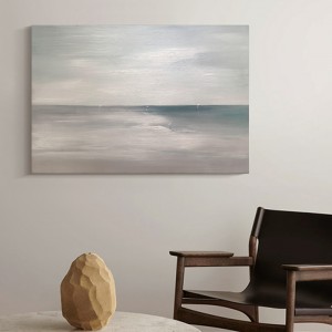Handgeschilderde abstracte muur canvas kunst canvas zeecape wall art olieverfschilderijen