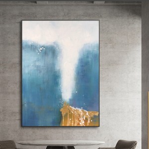 Handgeschilderde grote abstracte olieverfschilderij canvas eigentijdse muur kunst schilderij voor live kamer