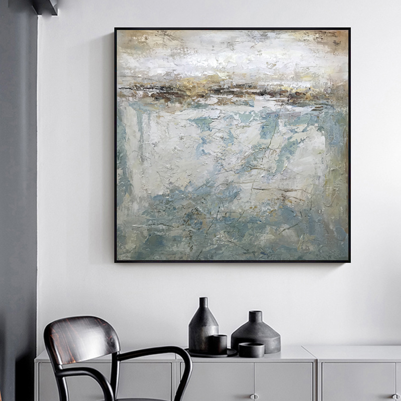 Handgeschilderde kunst Handmad Oil Painting Wall Art Original Abstract Canva voor Live Room