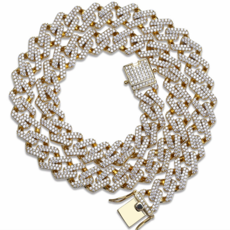 Hip-hop warme stijl munt Cubaanse ketting