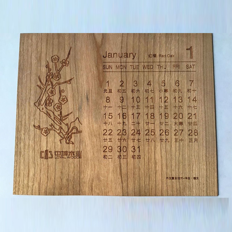 Houten kalender