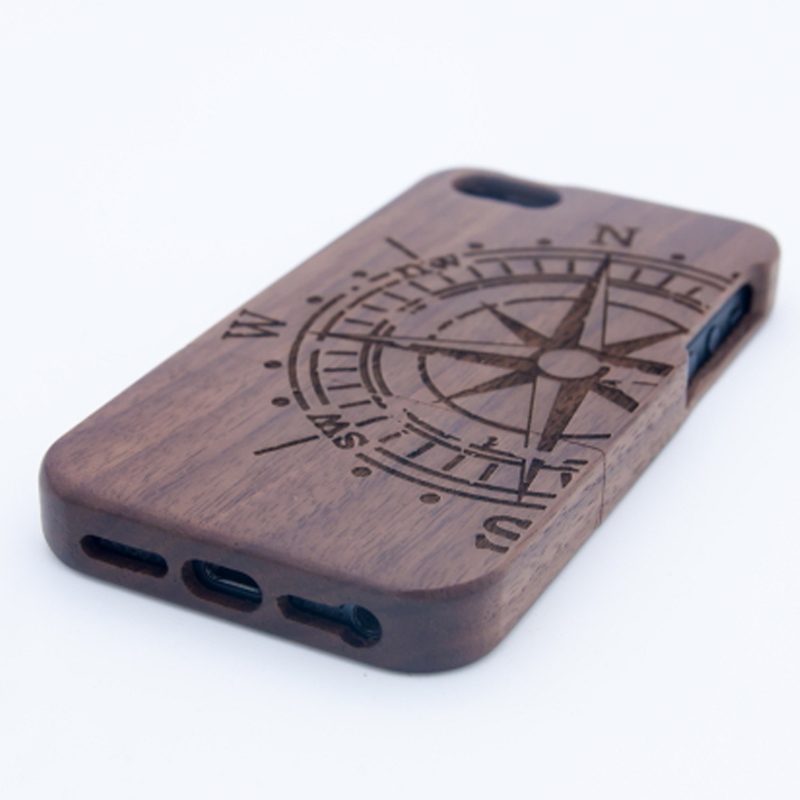 Houten telefoonhoesje