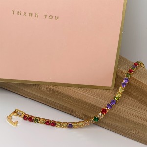 Europese en Amerikaanse mode koperen gepateerde 18K gouden armband