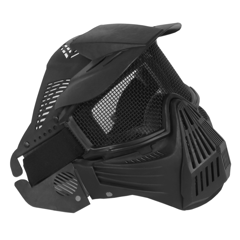 44MA07-BK Airsoft Masker Tactische maskers Volledig gezicht met oogbescherming voor CS Survival Games Schieten