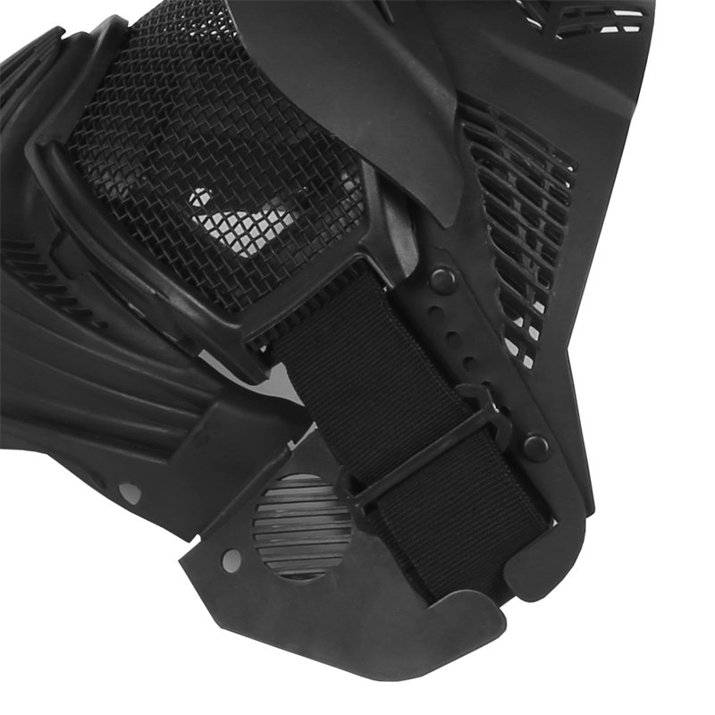 44MA07-BK Airsoft Masker Tactische maskers Volledig gezicht met oogbescherming voor CS Survival Games Schieten