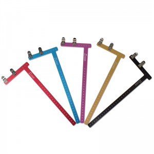 46BS02 Bow Square Bowstring Nock Points L Shape Linial Bow voor Recurve Bow Takedown Bow