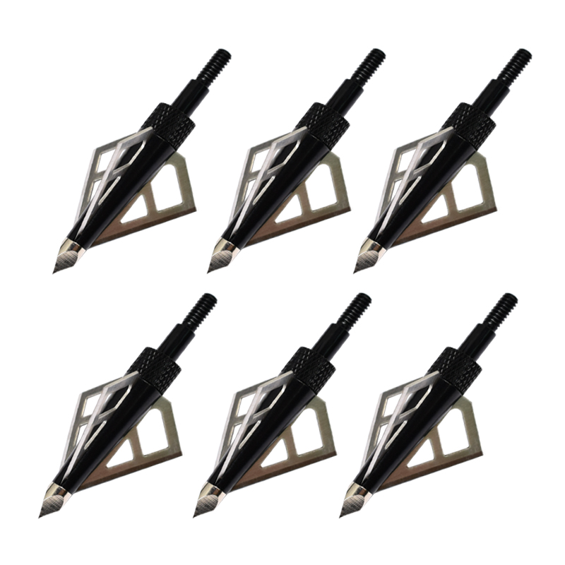 NIKA BOCKERY 15B028 3 Blade 100 graanbroadheads voor boogschieten kruisboogbout pijlen schroef tips jacht